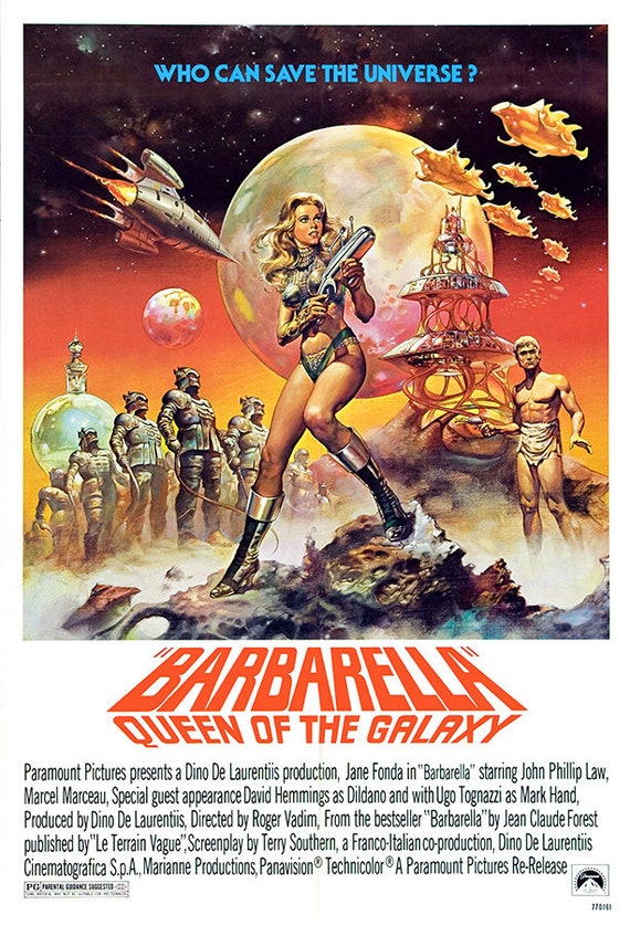 Barbarella' Retro Movie Poster