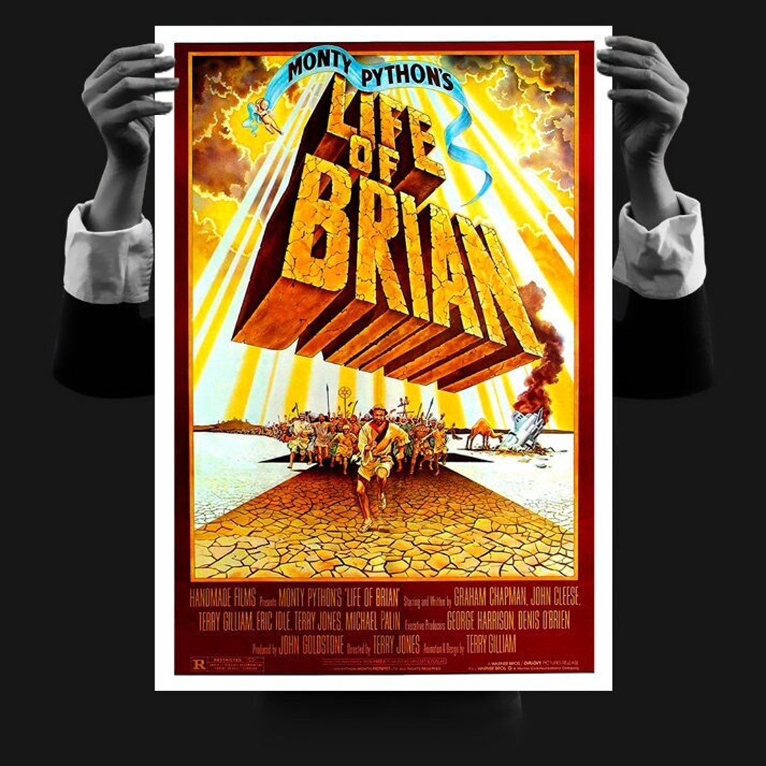 CLASSIC MOVIE POSTER Monty Python Life of Brian High - Etsy