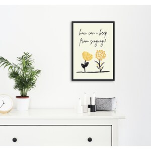 How Can I Keep From Singing Wall Art Printable Digital Download Poster ...
