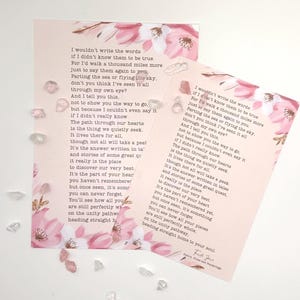 Cartes de poésie, « Home » par Trudi Jane, 4 x 6 ou 5 x 7, conçues, imprimées et expédiées par l'auteur, idée cadeau originale, prêtes à encadrer.