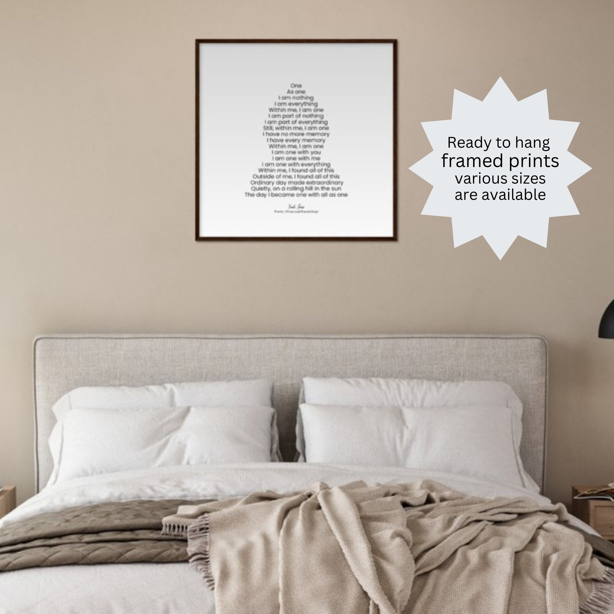 One by Trudi Jane Ready to Frame Print Framed Print Canvas Etsy Australia