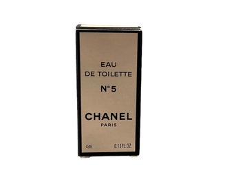 Miniature Perfume Chanel Nº5 Eau de Toilette - Eau de Toilette Edt with Box 4 ml. 0.13 fl.oz.