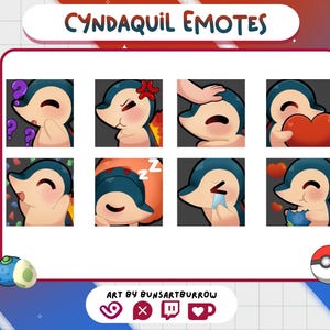 Cyndaquil Emotes  ₍ᐢᐢ₎ Twitch emotes  ₍ᐢᐢ₎  Discord  ₍ᐢᐢ₎  Cute kawaii emotes ₍ᐢᐢ₎