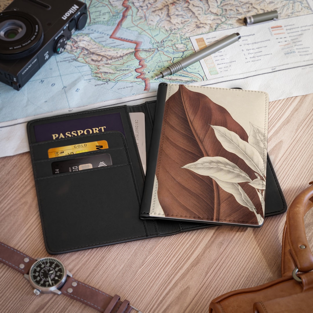 Designer RFID Passports Holder Art Passport Case Vegan Etsy