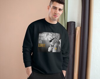 Valentine Champion College Sweatshirt, freches Amor Gym Sweatshirts, Have Faith in Love Rundhalsausschnitt, Valentinstagsgeschenk für Sie und Ihn