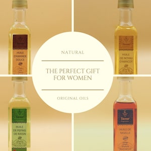 Pure Hair and Skin Oil Pack , 4 Essential oils ( Almond+ Nigella+ Apricot Kernel+ Grapeseeds ) , Beauty Gifts for Women