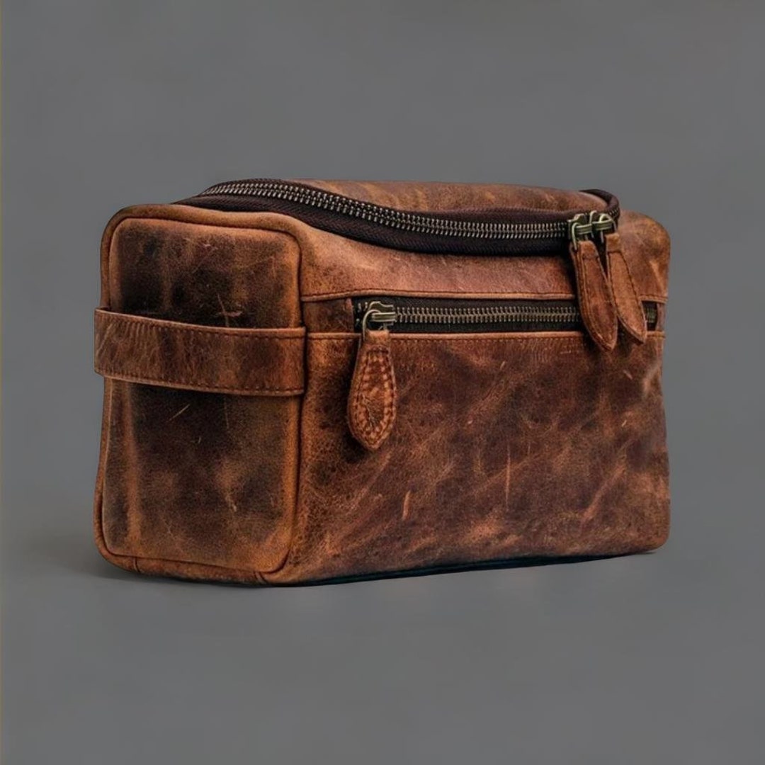 Leather Toiletry Bag Personalized Toiletry Bag Leather Travel Case