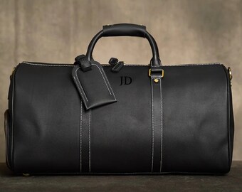 Men's Leather Travel Bag | Duffle Bag for Men | Gym Bag | Handcraft Travel Bag | Leather Travel Bag | Weekender Bag | Duffle Bag