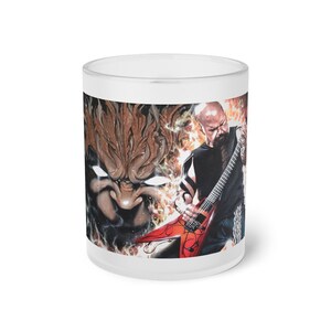 King Frosted Glass Mug