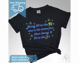 Retro 70er Geburtstag T-shirt Humorvolles 70er Geburtstag Geschenk Idee 1950er Jahre Geboren Lustiges T-Shirt 70er Meilenstein Shirt sarkastische Geburtstagsfeier Tshirt