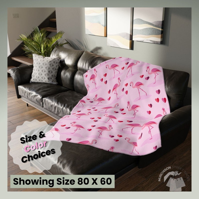 Flamingo Bedding Customizable Blanket Flamingos