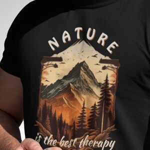 Therapy Shirt Adventure Tshirt Nature Lover Shirt Mountains Outdoor Hiking Shirt Camping Shirts