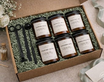 Scented Candles Soy Wax Candle Nature Inspired Home Fragrance Natural Handmade Candle Aromatherapy Clean Burning Hand Poured Gift for Women