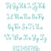 Chain Script Machine Embroidery Font Alphabet 6 Sizes BX Included 1075 ...