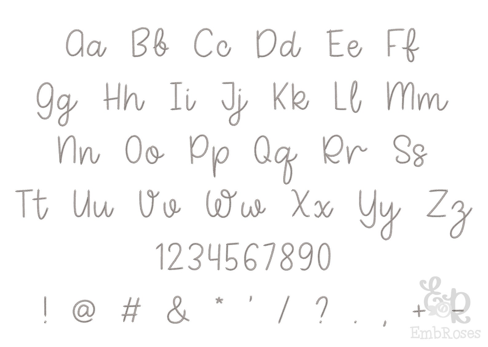 Chain Script Caligraphy Dense Chain Script Font