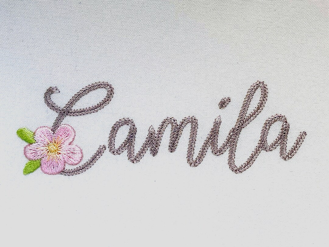 Light Chain Script #1 Font for Machine Embroidery Alphabet 5 Sizes BX ...