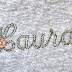 Sketch Script Font for Machine Embroidery Weightless &quot;Nele&quot; Alphabet 4 sizes: 1&quot;, 1.5&quot;, 2&quot;, 2.5&quot; BX format included 1041
