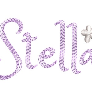 Script Embroidery Font for Machine Embroidery Alphabet 4 sizes:  1&quot;, 1.5&quot;, 2&quot;, 2.5&quot; BX included 1069