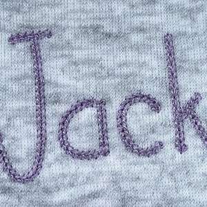 Chain Stitch Font for Machine Embroidery Font Alphabet 5 mini sizes: 0.5&quot;, 0.75&quot;, 1&quot;, 1.25&quot;, 1.5&quot; BX included 1059