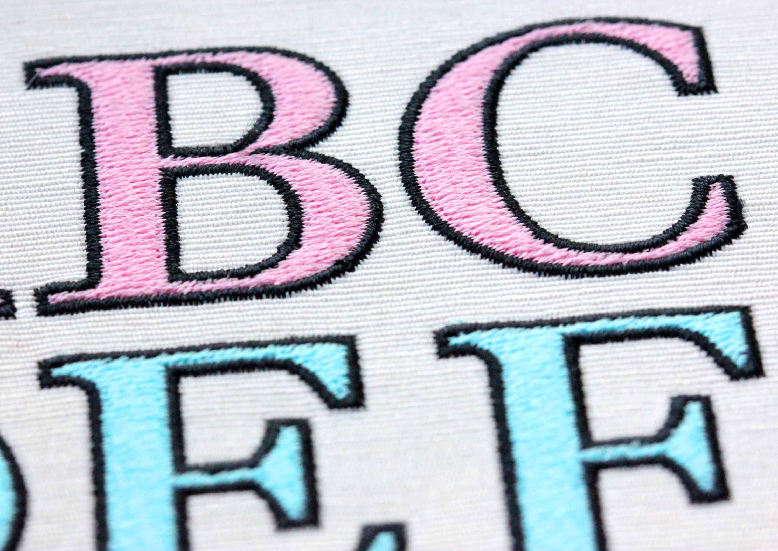 Machine Embroidery Alphabet With Satin Outline Step Stitch Font 7 Sizes ...