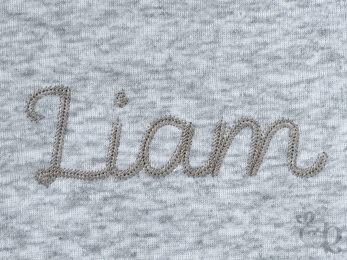 Chain Script #3 Machine Embroidery Font Alphabet 5 Sizes: 0.5