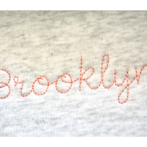 Bean Stitch Font für Maschinenstickerei Alphabet in 6 Größen: 0.5&quot;, 0.75&quot;, 1&quot;, 1.25&quot;, 1.5&quot;, 4.7&quot;5&quot;