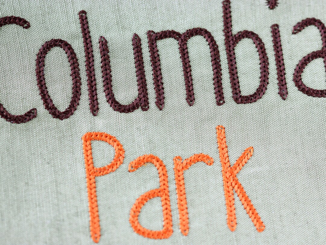 Dense Chain Script Farmhouse Machine Embroidery Font Alphabet 4 Sizes ...