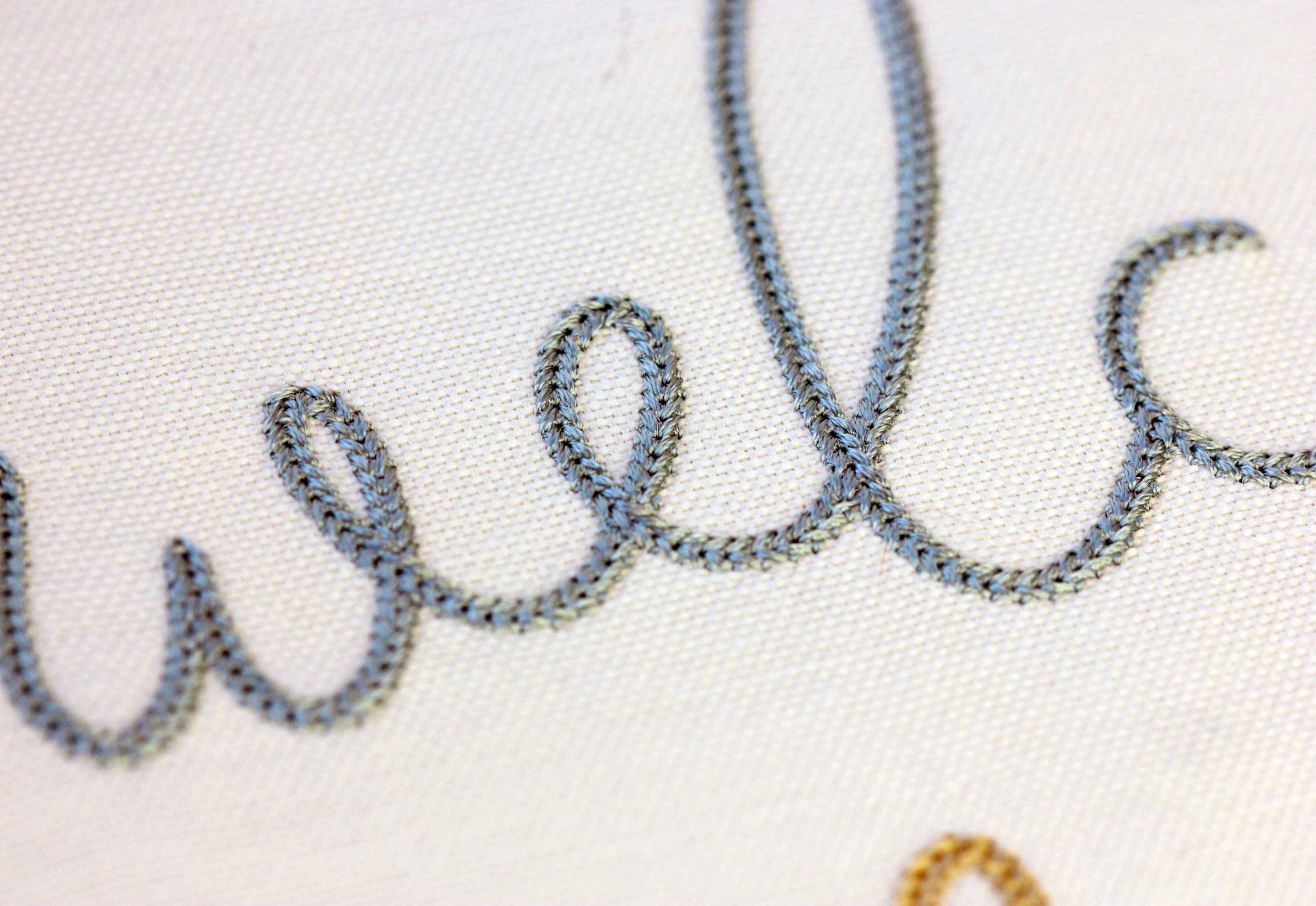 Chain Script Caligraphy Dense Lowercase Chain Script Machine Embroidery Font Alphabet 5 Sizes ...
