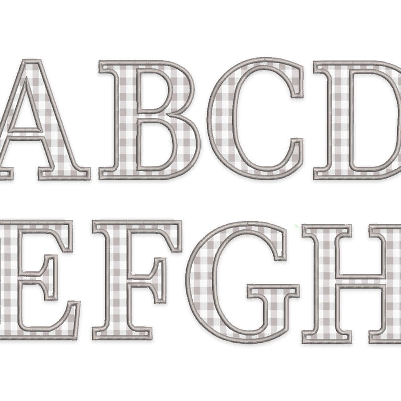 5 and Quot Embroidery Letters - Etsy