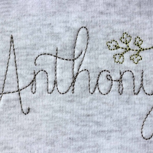 Bean Stitch Font for Machine Embroidery Alphabet 6 sizes: 0.75&quot;, 1&quot;, 1.25&quot;, 1.5&quot;, 2&quot;, 2.5&quot; BX included 1076