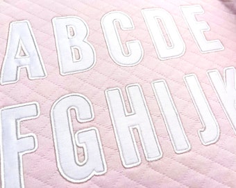 Narrow Applique Font Machine Embroidery Alphabet 4 sizes: 2", 3", 4", 5" BX format is included 1029