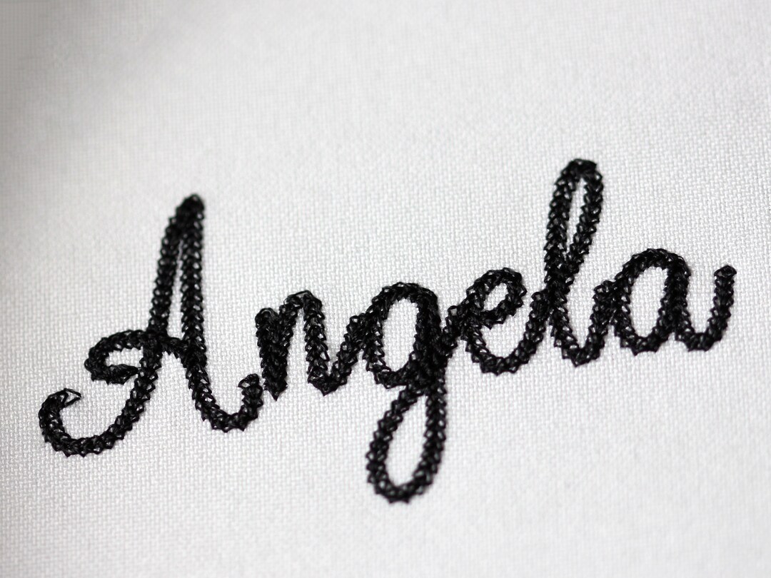 Chain Script Machine Embroidery Font Alphabet 6 Sizes BX Included 1075 ...