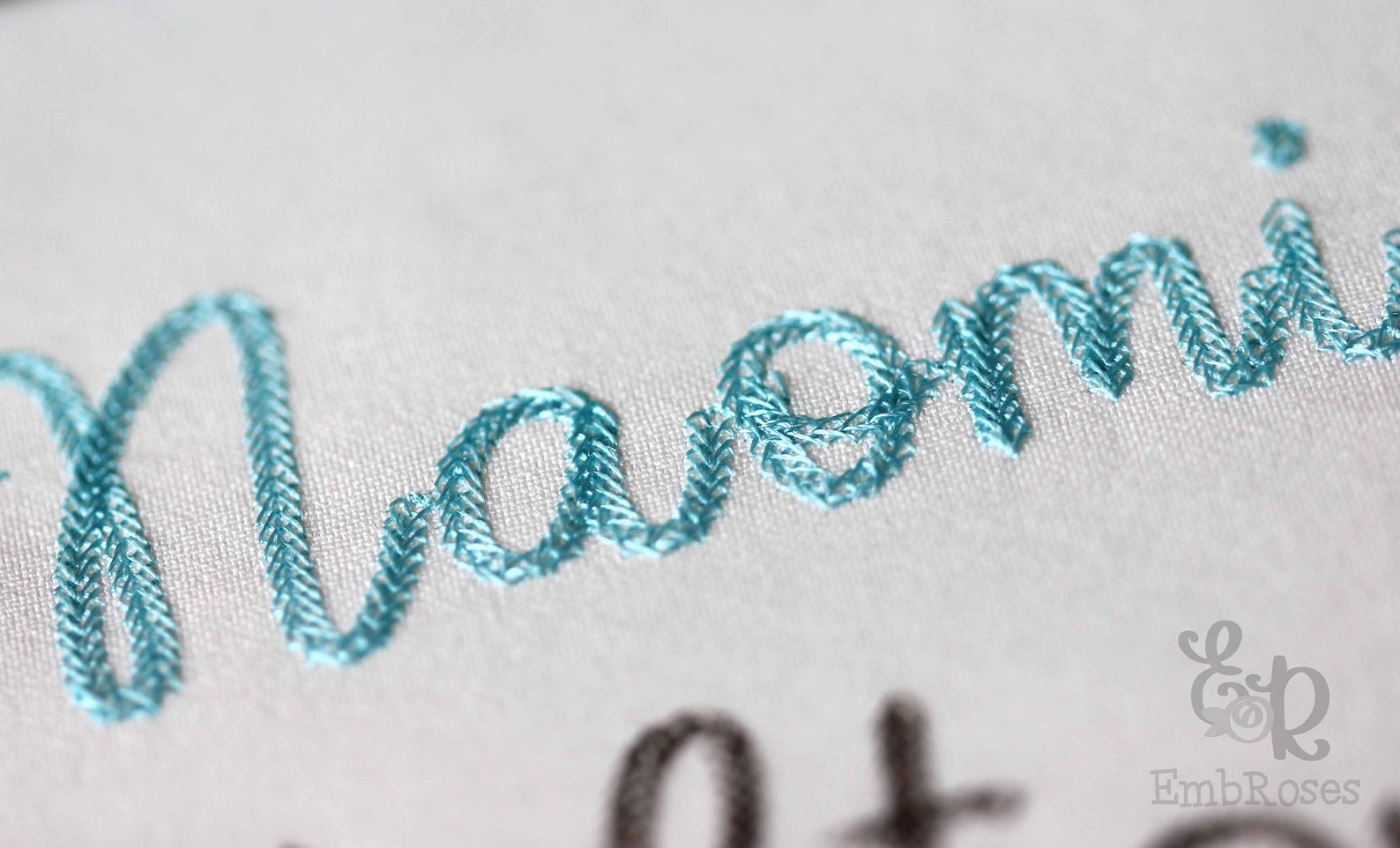 Chain Script Machine Embroidery Font Alphabet 6 Sizes BX Included 1075 ...