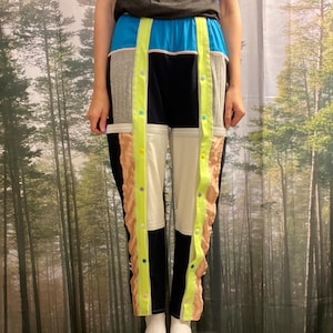 Upcycled Womens Joggers, Reworked Eco-Friendly Pants, Sustainable Womenswear Clothing, Patchwork Trousers, Slow Fashion