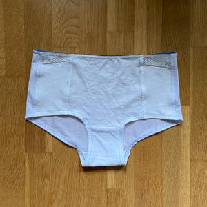 Cotton Knickers for Women, Upcycled Fabric Ladies Underpants, Comfortable Lounge Panty, Brief Style Size S, Eco Friendly Underwear for Women