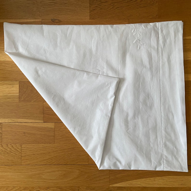 Pillow Case With Texture Embroidery Envelope Styled Pillow Etsy