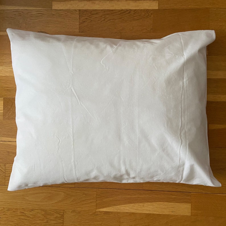 Pillow Case With Texture Embroidery Envelope Styled Pillow Etsy