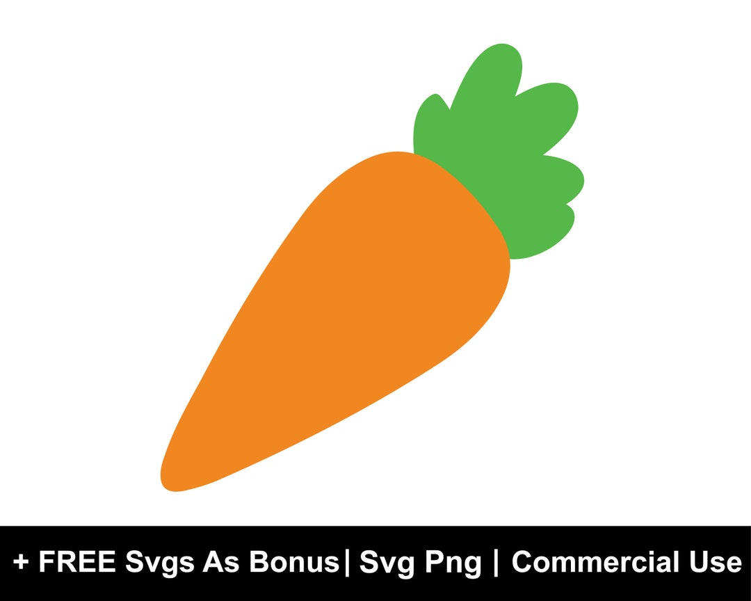 Carrot Svg, Easter Carrot Svg, Carrot Clipart SVG, Easter Svg, Bunny