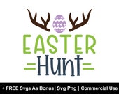 Easter Hunt, Happy bunny svg, Spring Svg, Easter Hunting Squad svg, Easter Shirts, Easter for Kids,  Cute Easter, Cut File