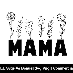 Moeder Svg bundel Hand geletterden, moeder Svg, Mama gesneden bestand Cricut silhouet, Mama Svg, cadeau voor moeder Svg, mama Svg, moeder Svg, gebogen college Svg