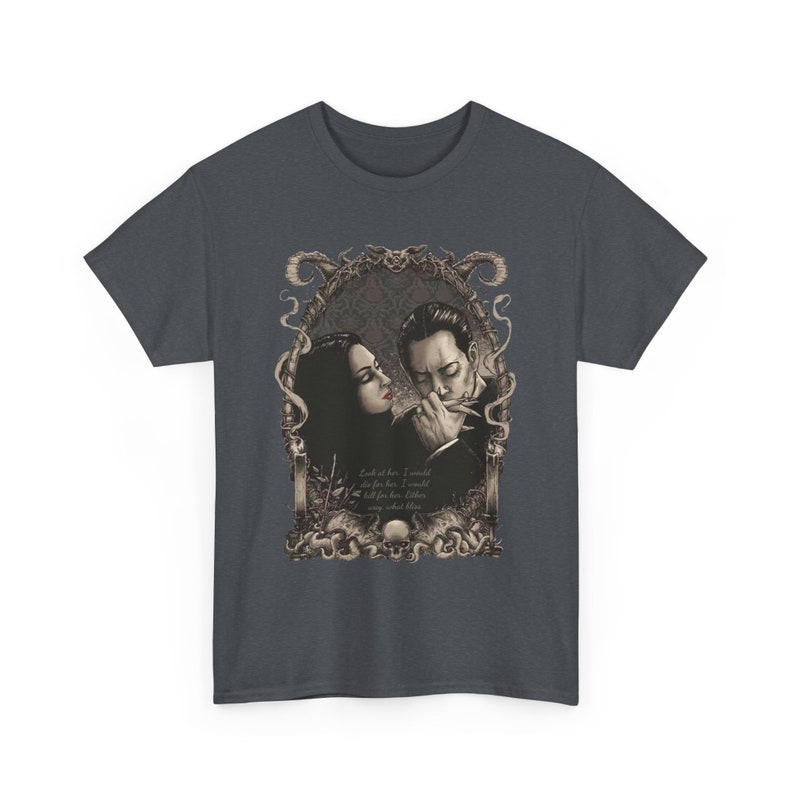 Gothic Romance Lovers Shirt, Unisex Heavy Cotton Tee Tweed