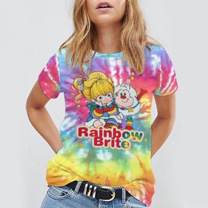 Rainbow Brite Tie-dye T-shirt