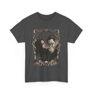 Gothic Romance Lovers Shirt, Unisex Heavy Cotton Tee Dark Heather