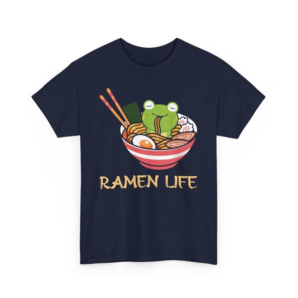 Ramen Noodles T-shirt - Japanese Culture - Kawaii Froggy Shirt
