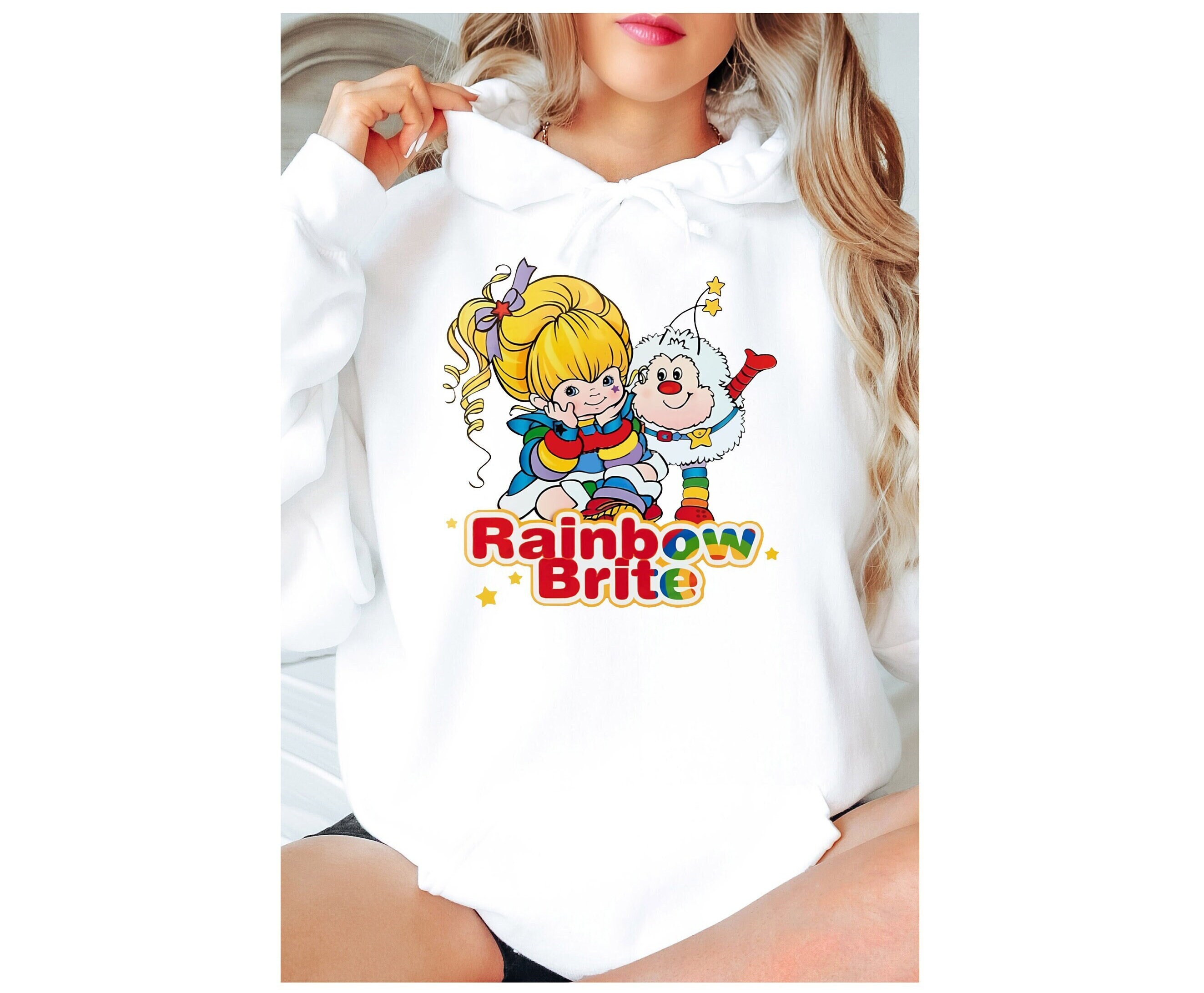 Rainbow brite hoodie sales