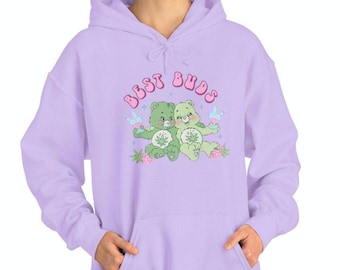 Cannabis Buds Hoodie, Best Buds Sweatshirt, Marijuana Sweatshirt, Unisex Heavey blend Hooded Sweatshirt, Weed Lovers Gift, Best Friends Tops