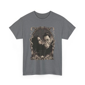 Gothic Romance Lovers Shirt, Unisex Heavy Cotton Tee Graphite Heather