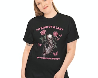Gothic Skull Roses T-Shirt – Lady Weirdo Statement Tee