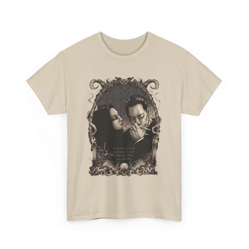 Gothic Romance Lovers Shirt, Unisex Heavy Cotton Tee Sand