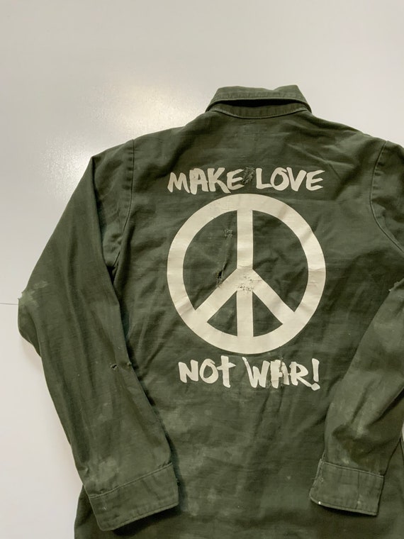 Vintage OG 107 Utility Thrashed Make Love Not War… - image 5